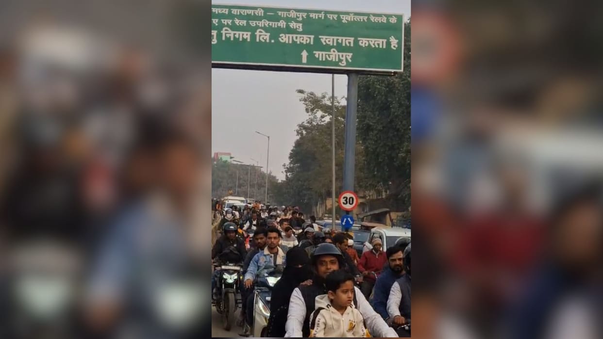Increased traffic pressure on Kazzakpura ROB in varanasi