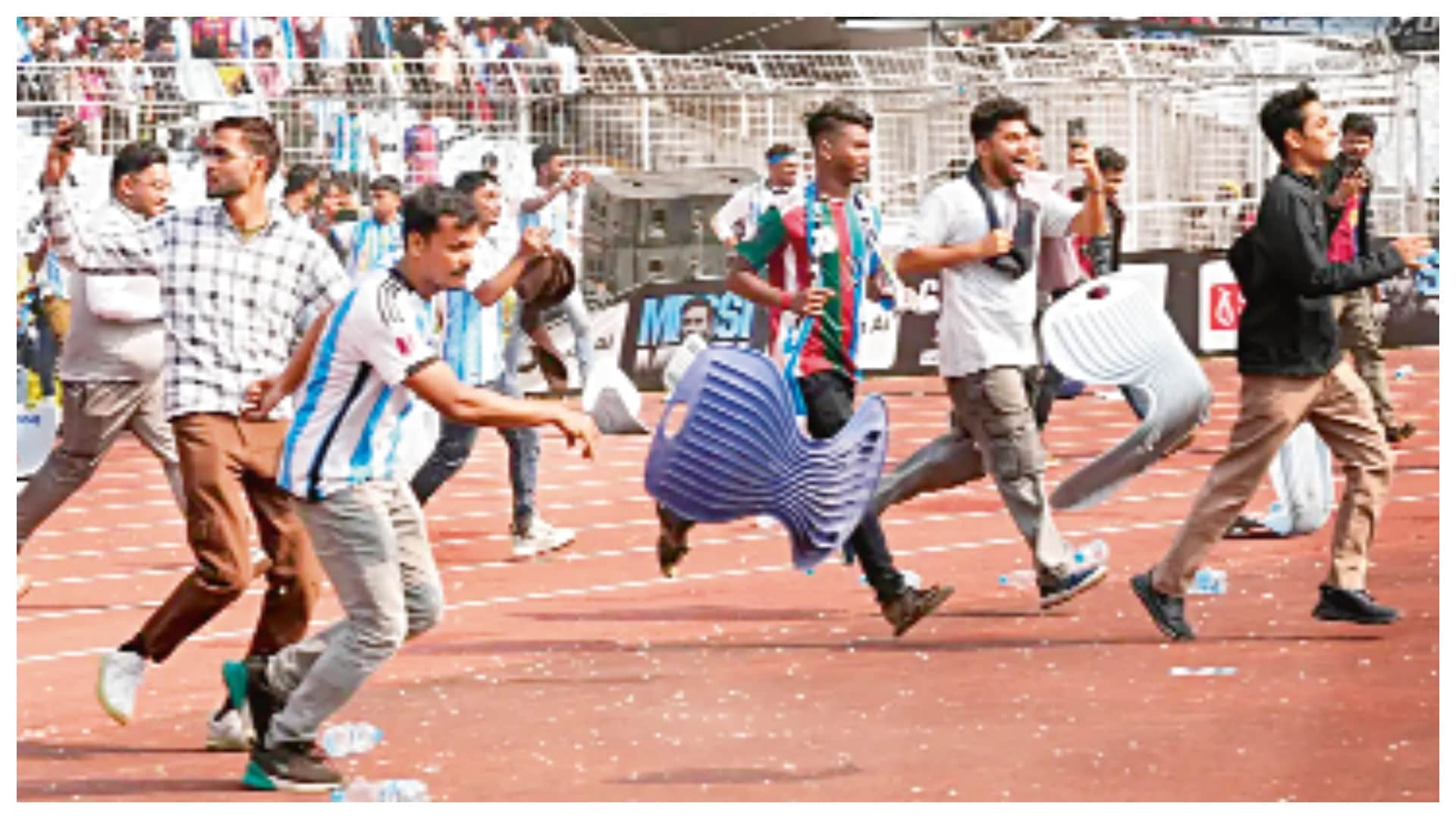 कोलकाता में लियोनेल मेसी के दौरे पर हुई अराजकता