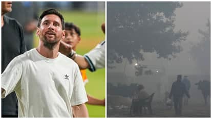 ‘Are Your Lungs Insured?’ Smoggy Delhi Welcomes Lionel Messi as GOAT India Tour Reaches Final Stop