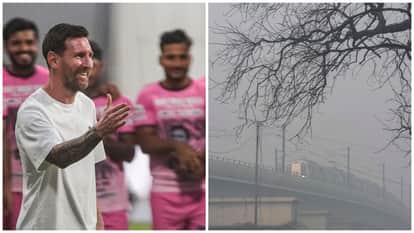 ‘Are Your Lungs Insured?’ Smoggy Delhi Welcomes Lionel Messi as GOAT India Tour Reaches Final Stop