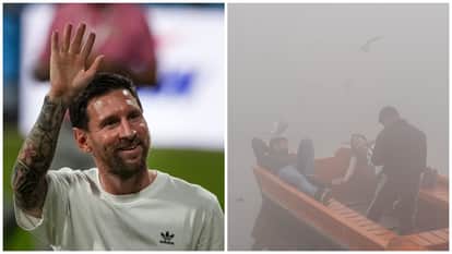 ‘Are Your Lungs Insured?’ Smoggy Delhi Welcomes Lionel Messi as GOAT India Tour Reaches Final Stop