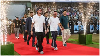 ‘Are Your Lungs Insured?’ Smoggy Delhi Welcomes Lionel Messi as GOAT India Tour Reaches Final Stop