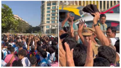 ‘Mumbai Police, Thank You’ Chants Echo Outside Wankhede as Messi Fans Applaud Cops