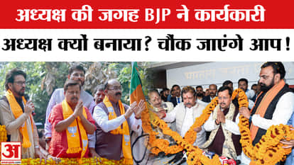 Why did BJP appoint an acting president instead of the president?