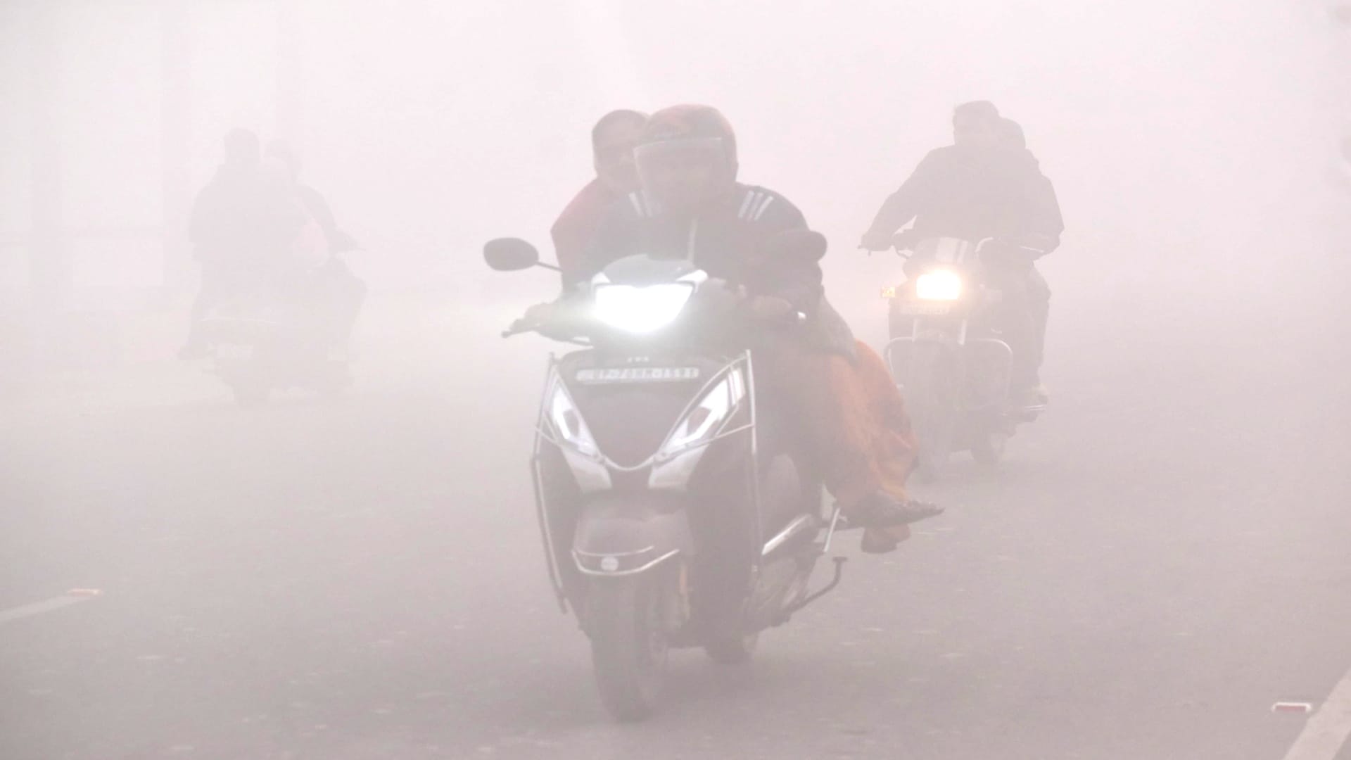 प्रयागराज में एक्यूआई।