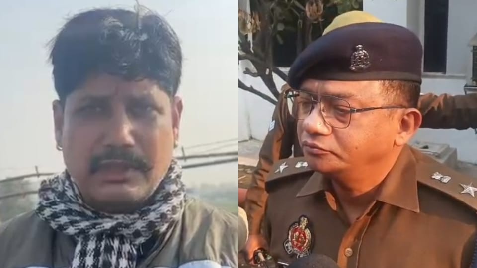 85 lakh rupees looted in hapur Miscreants kicked accountant moving bike showed pistol took money