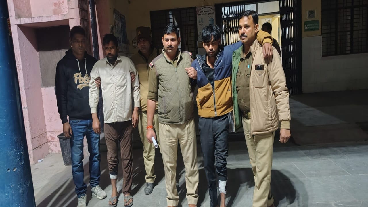 पुलिस की गिरफ्त में दो आरोपी
