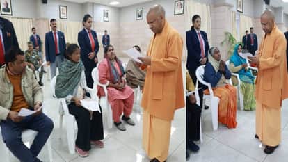 CM Yogi listened to problems of people in Janta Darshan and gave instructions to resolve every problem