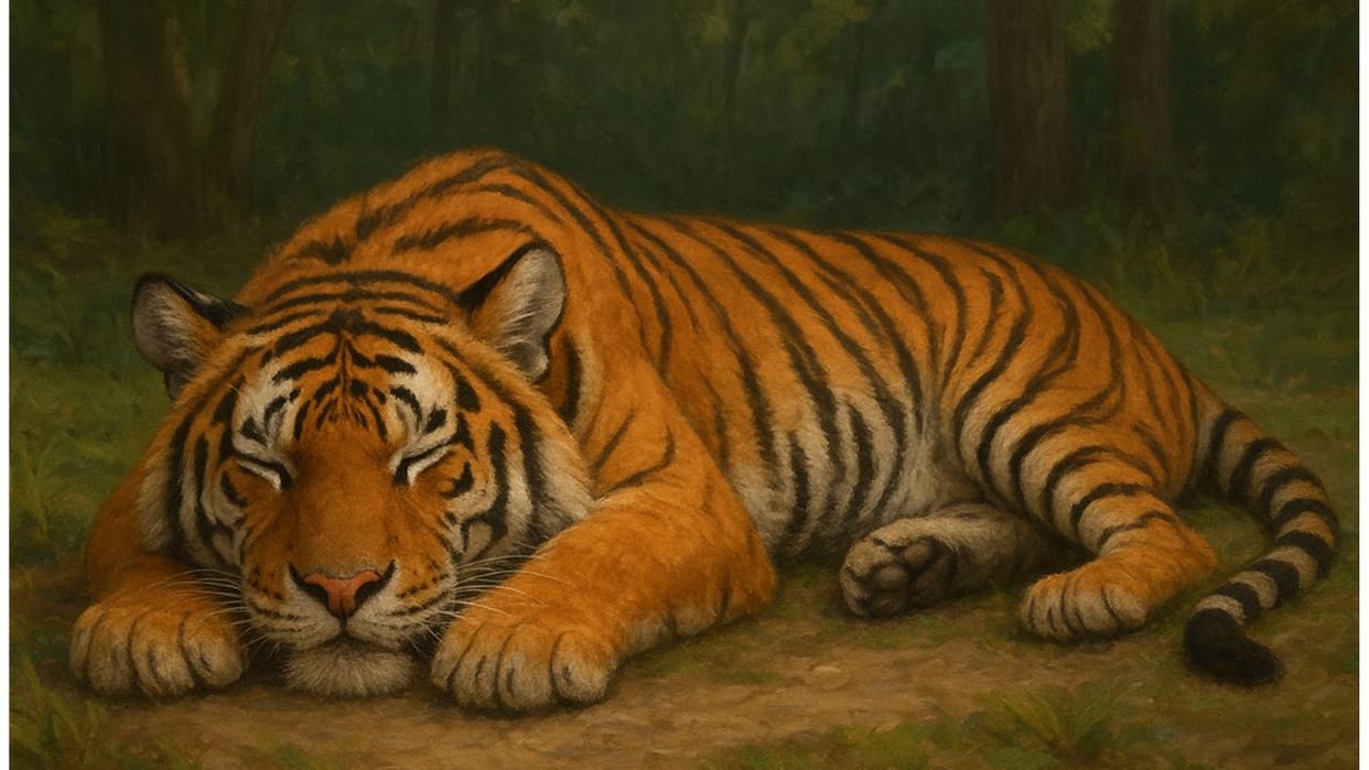 Forest department investigation after suspicious death of tiger in Surajpur