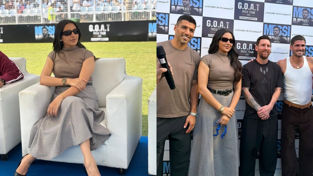 subhashree ganguly lionel messi kolkata event controversy backlash raj chakraborty defends