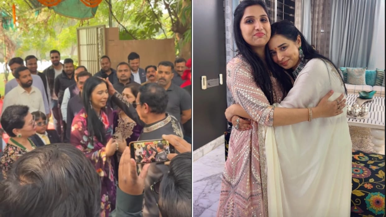 bigg boss 19 finalist tanya mittal reached home gets emotional video goes viral