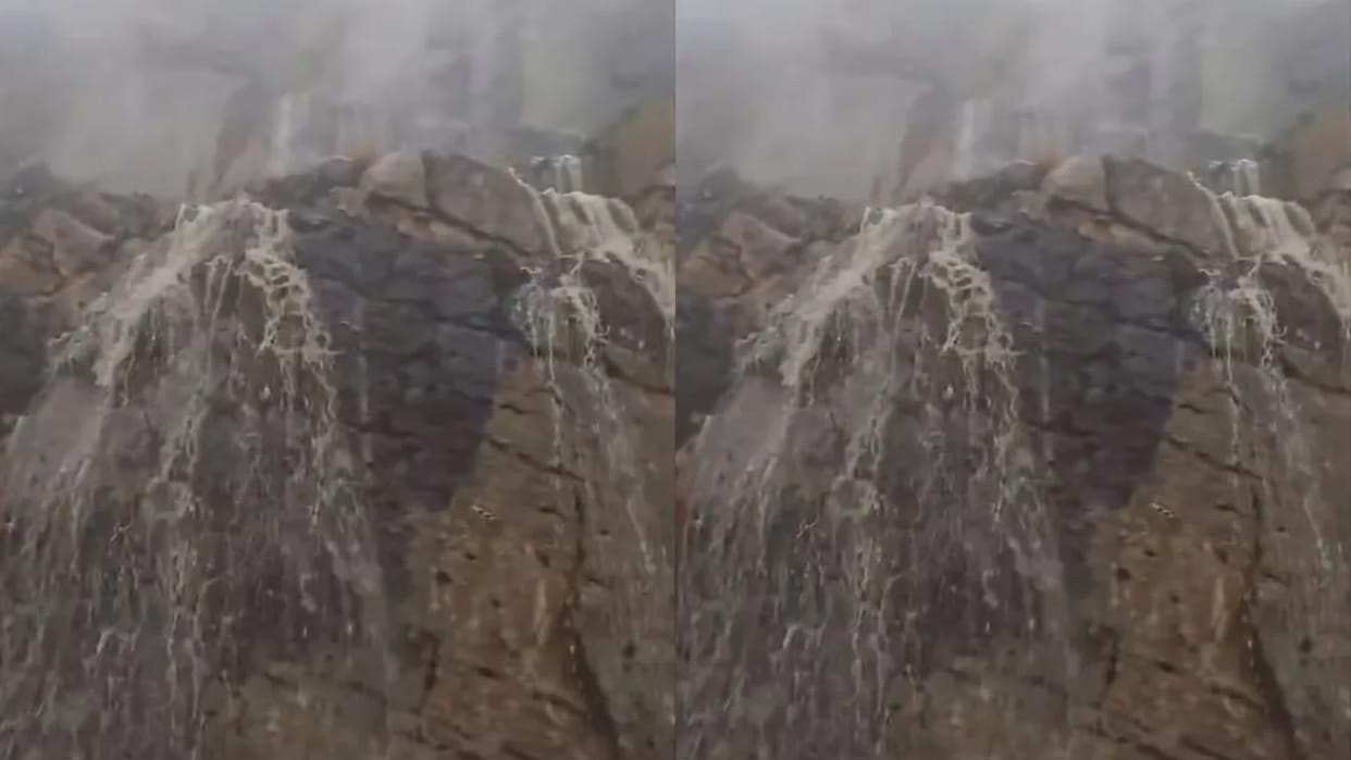 Weather wreaks havoc in Dubai Mountains gush and flood the streets people confined to their homes