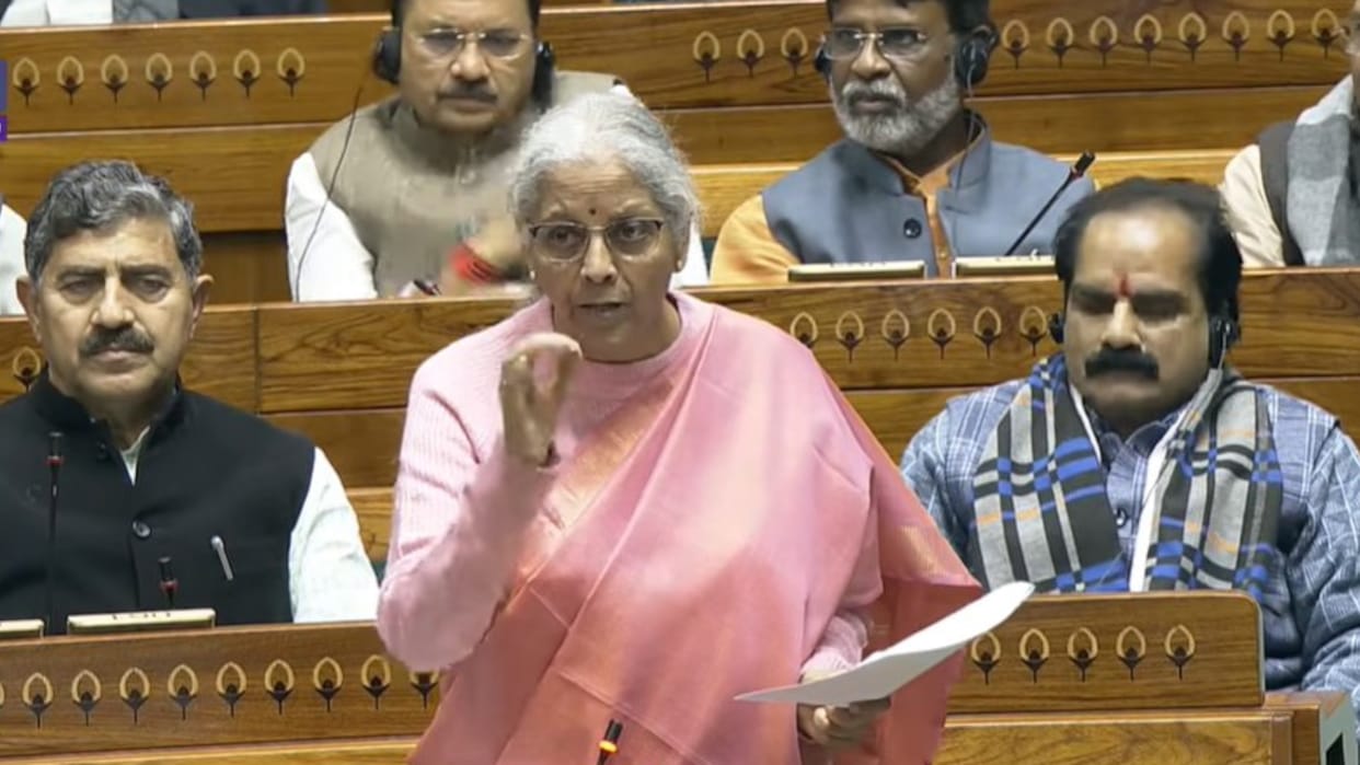 Finance Minister in Loksabha, Sitharam says Growth has become quite broad-based in the last decade