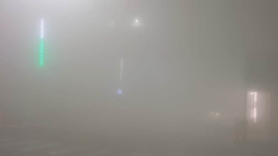 UP: Fog descends on Moradabad division, life comes to a standstill, and vehicle speeds slow down