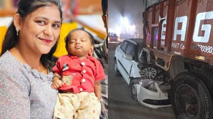 mother and 2 year old daughter killed in collision between truck and car in Barnala