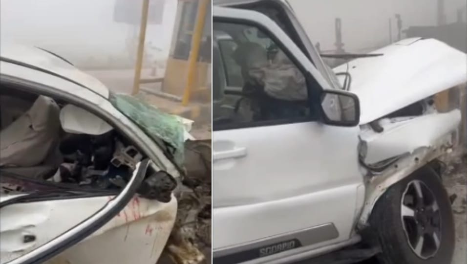 Three people including BSF jawan killed in collision vehicles due to dense fog in Barnala