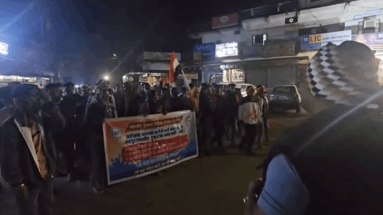 NSUI demands priority for local youth in constable recruitment 52 Km pedal march in Kondagaon