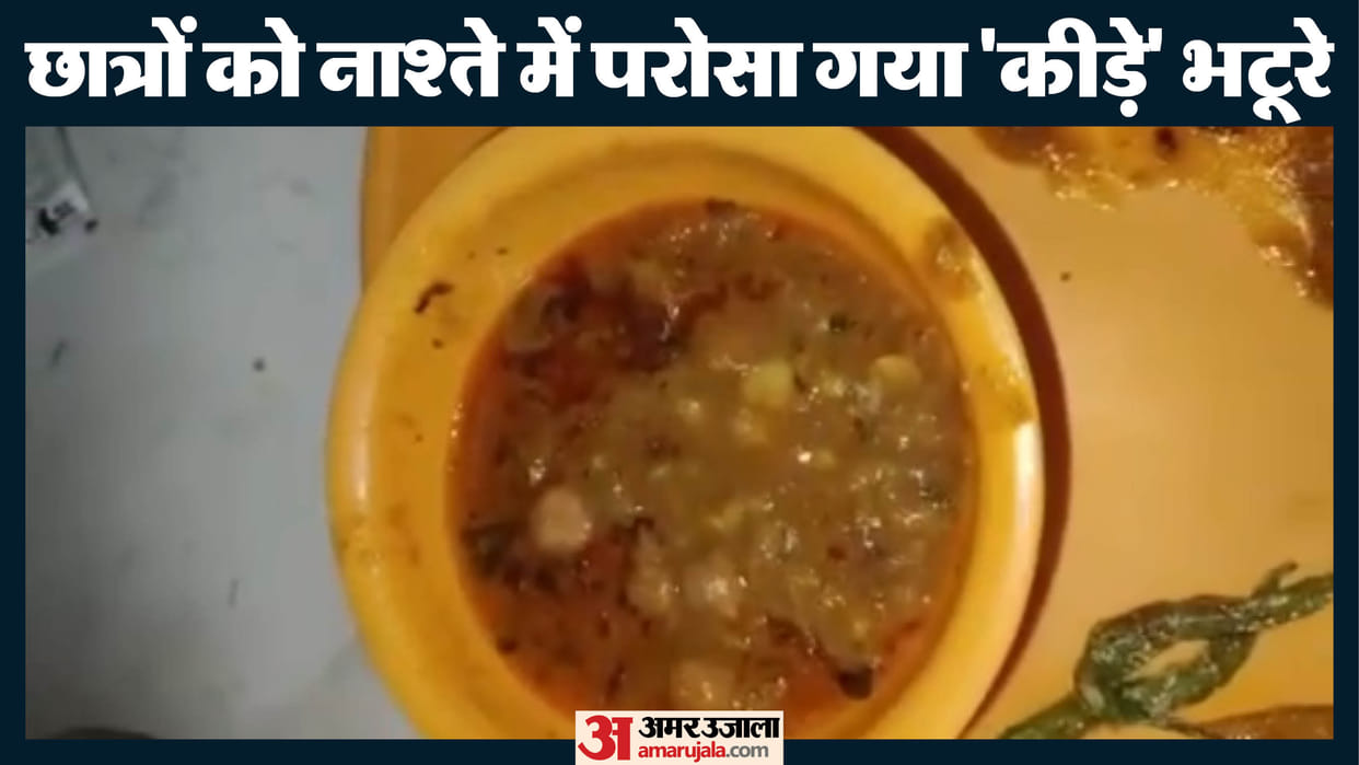 Insects found in Mangalmay College hostel food students create ruckus and fight