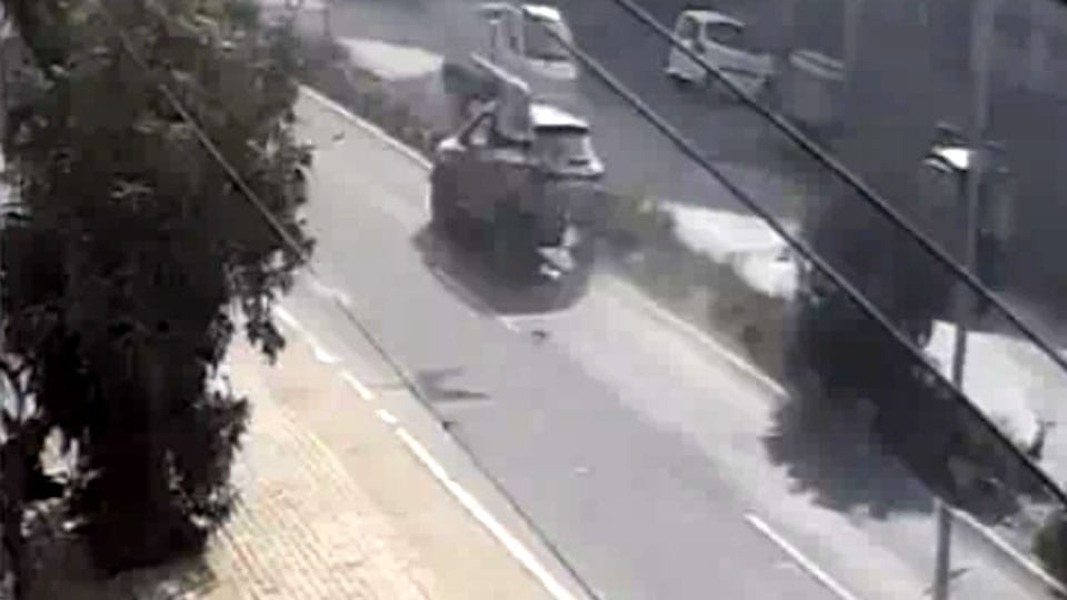 An elderly cyclist was killed in collision with speeding car in Amritsar accident news