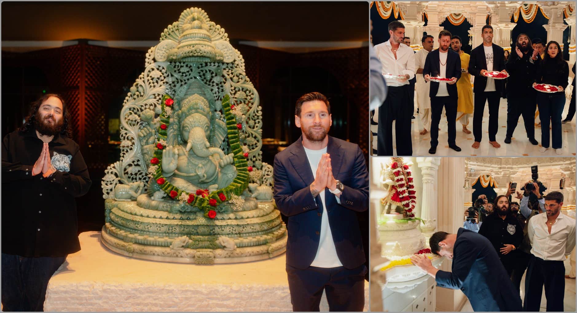 Lionel Messi in Vantara: Performed Shiva Abhishek with Anant Ambani in Vantara pictures