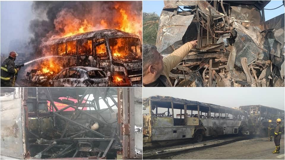 20 missing in horrific accident on Yamuna Expressway