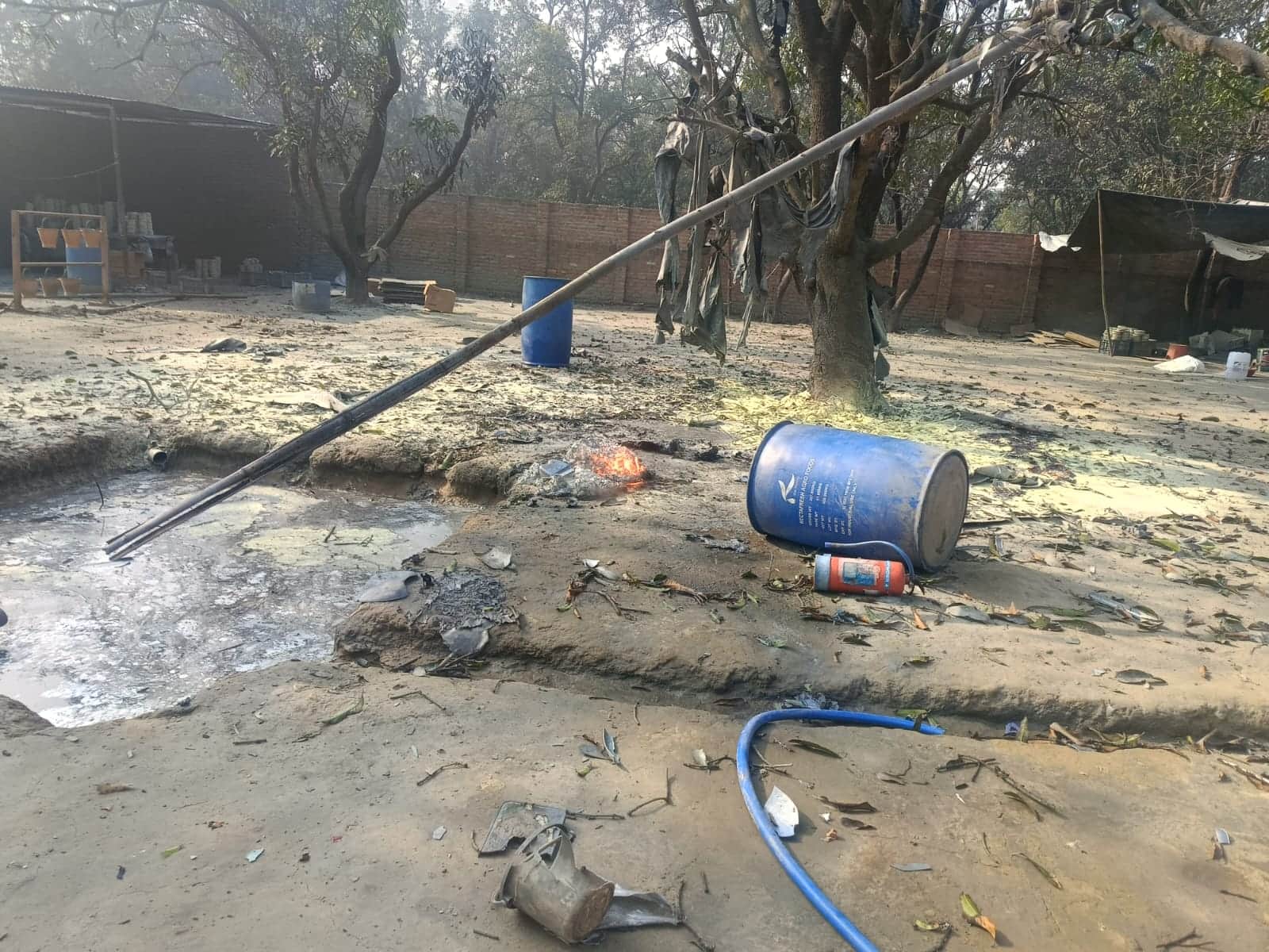 पटाखा फैक्टरी में धमाका