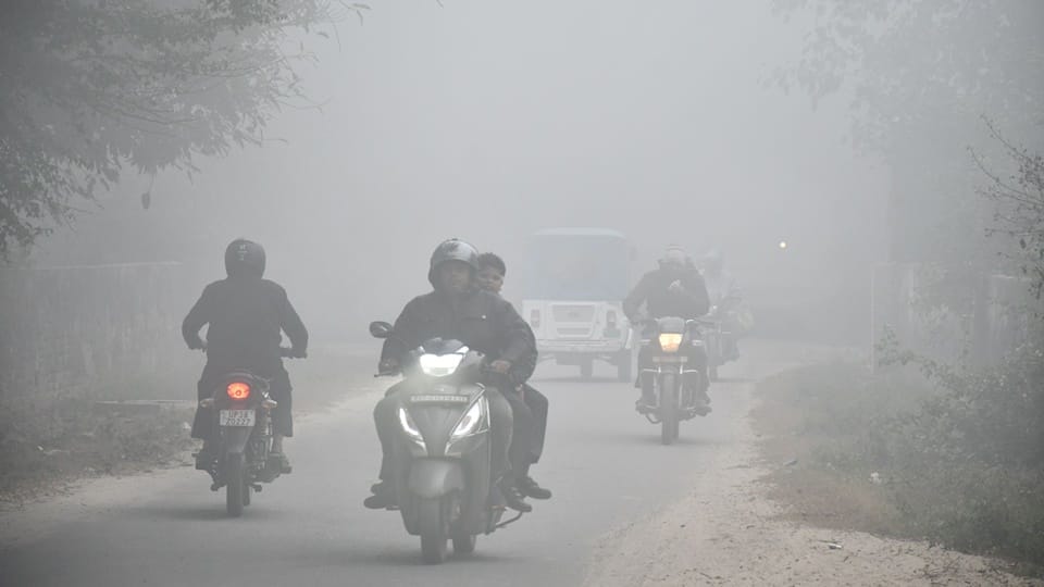 Fog prevailed throughout the day, Moradabad remained as cold as Shimla, with minimum temperature of 10 degrees