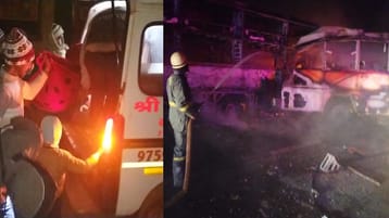 Yamuna Expressway accident six people burnt alive death more than 80 injured horrifying seen Yamuna Expressway accident six people burnt alive death more than 80 injured horrifying seen