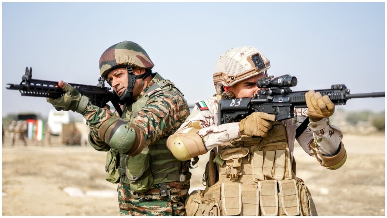 India UAE Joint Military Desert Cyclone Exercise Abu Dhabi defense cooperation Pakistan