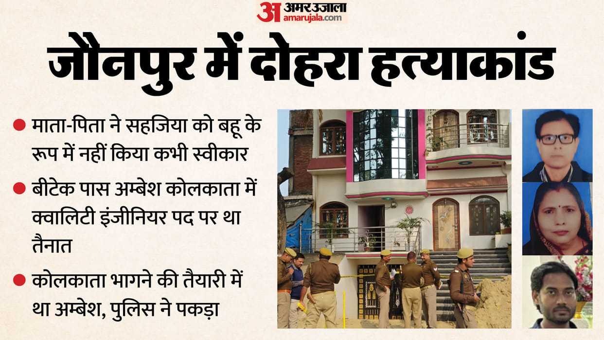 Jaunpur Crime News Engineer Son Killed Parents Over Love Pressure and Anger