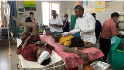 deranged young man attacked people with an axe three are in serious condition and have been admitted to the h