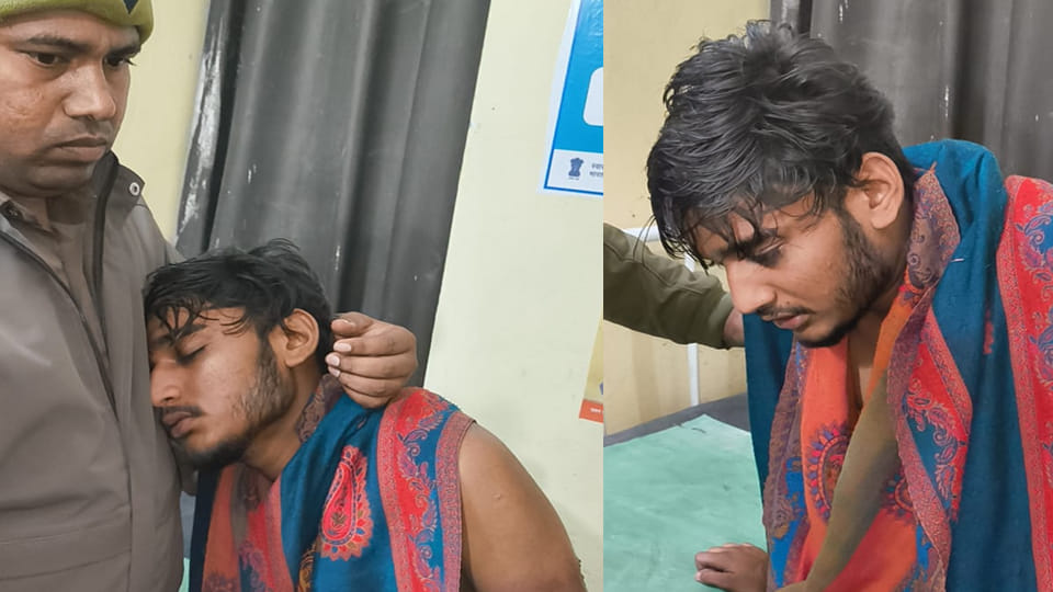 Auraiya: A young man was shot at after being stopped on the road; his condition is serious
