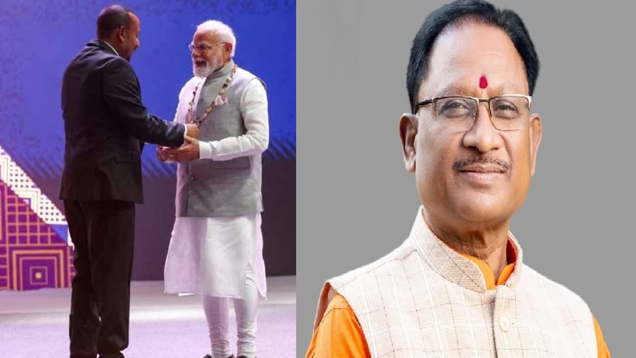 CM Say congratulates PM Modi on being awarded Ethiopia's highest civilian honour