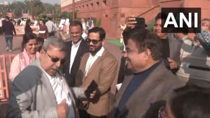 kalyan banerjee asks nitin gadkari have you got even one infiltrator funny moment parliament winter session