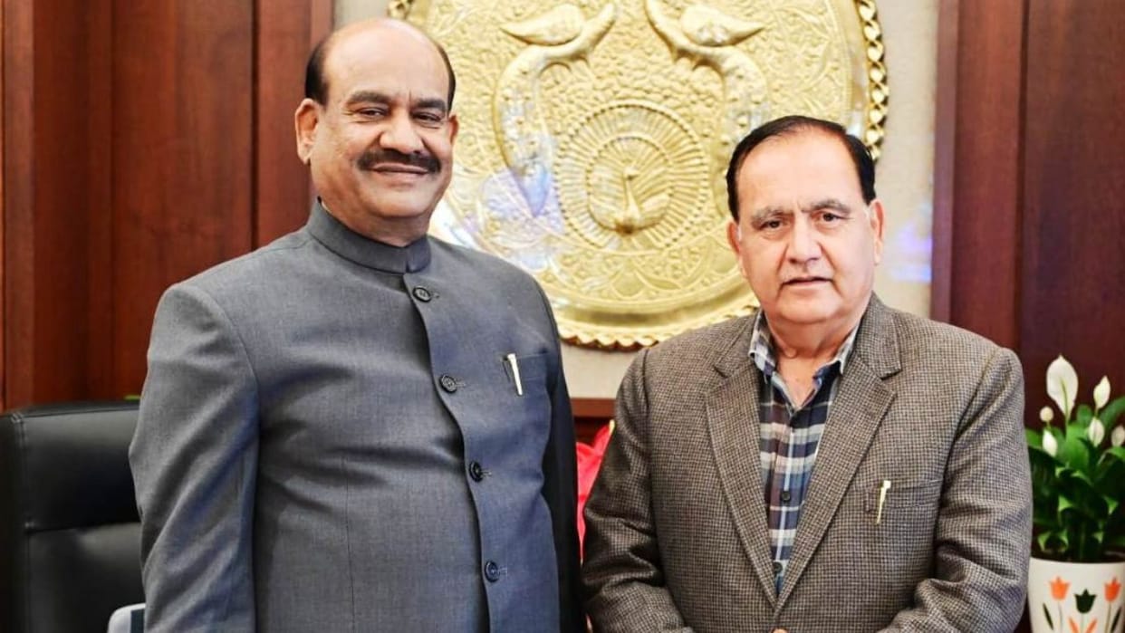 HP Assembly Speaker Kuldeep Singh Pathania met with Lok Sabha Speaker and discussed legislative matters