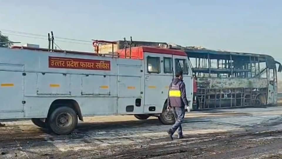 Mathura accident on expressway An argument that followed a collision between two cars led to horrific accident