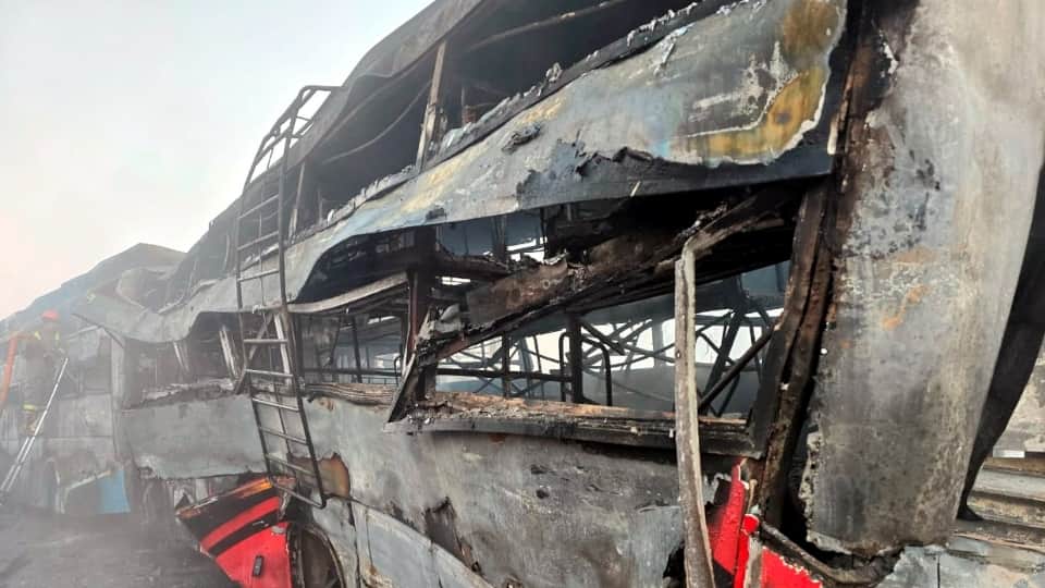 Mathura accident on expressway An argument that followed a collision between two cars led to horrific accident