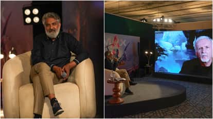 james cameron ss rajamouli conversation varanasi set avatar fire and ash interaction