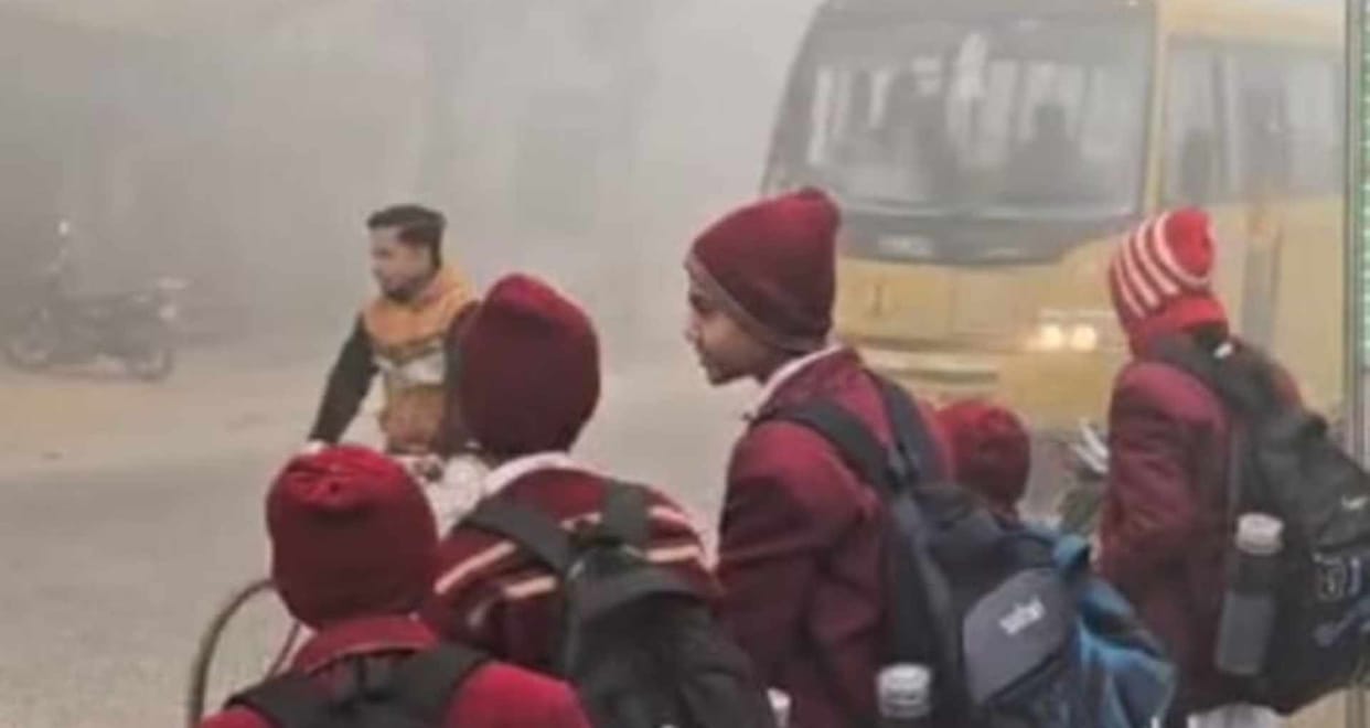gopalganj bihar extreme cold fog pakhua wind school closure demand