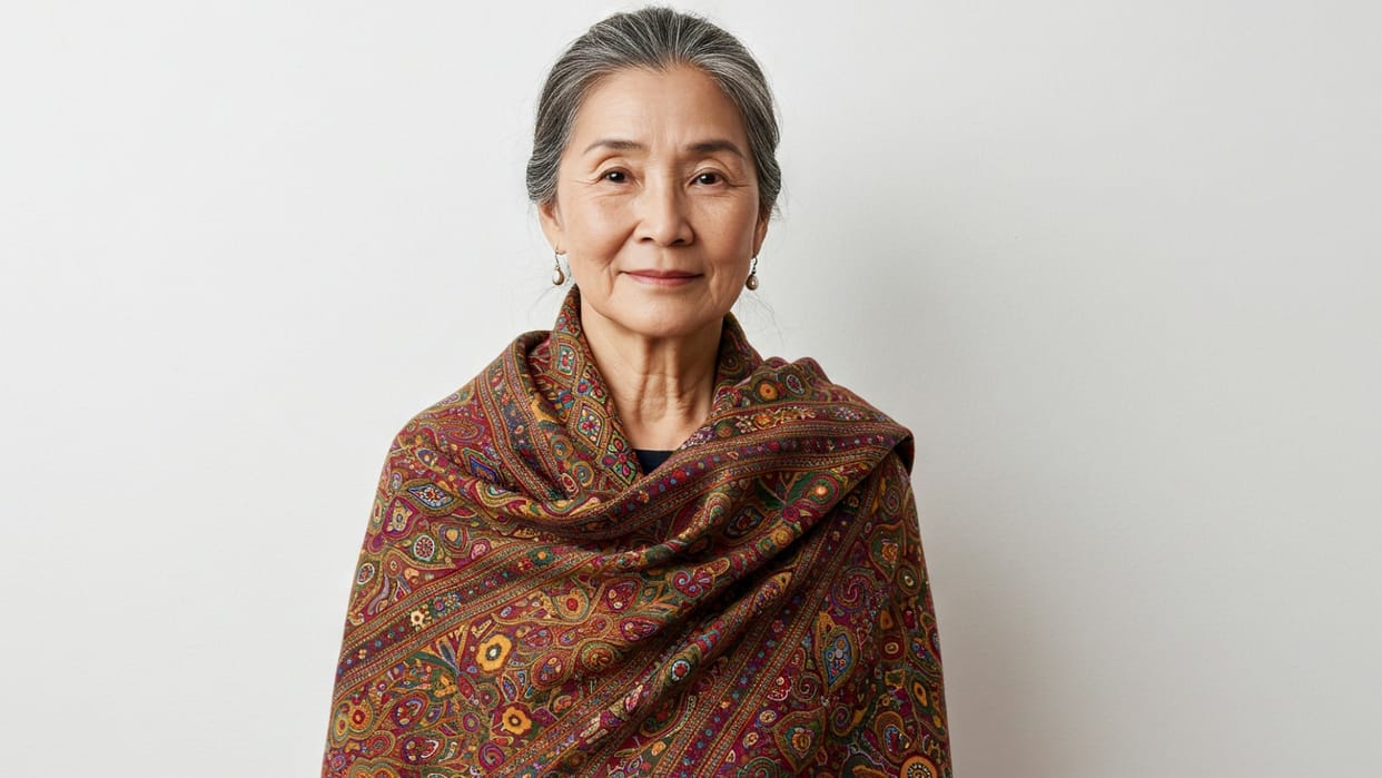 Winter Shawl Styling Ideas how to style shawl in winter season
