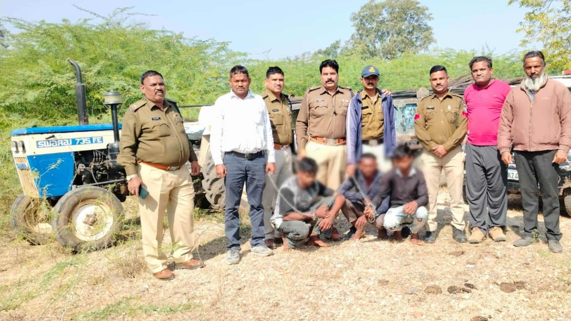 धार पुलिस ने बड़ी वारदातों का खुलासा किया