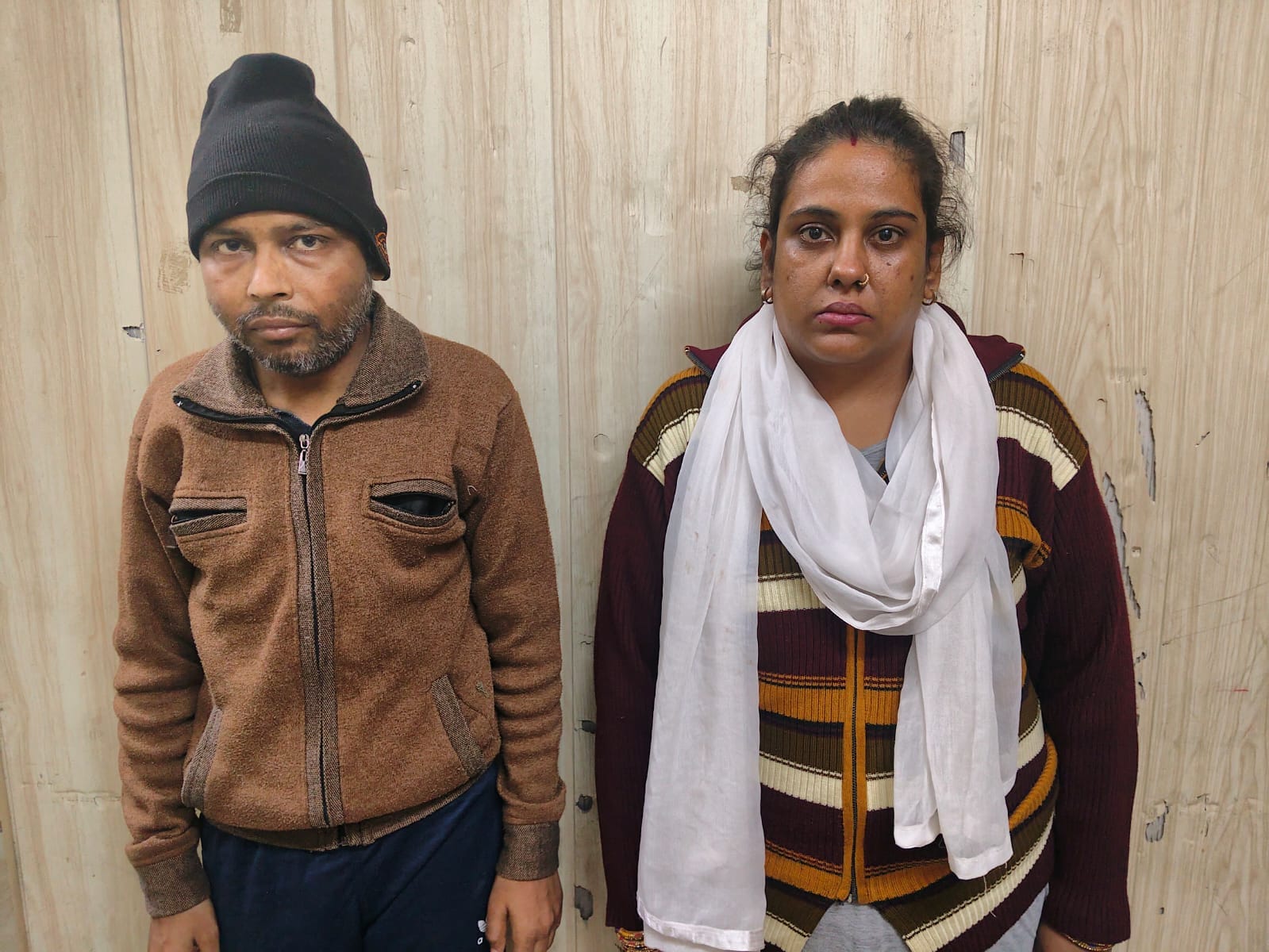 Couple clashes after confessing to murdering landlady in ghaziabad