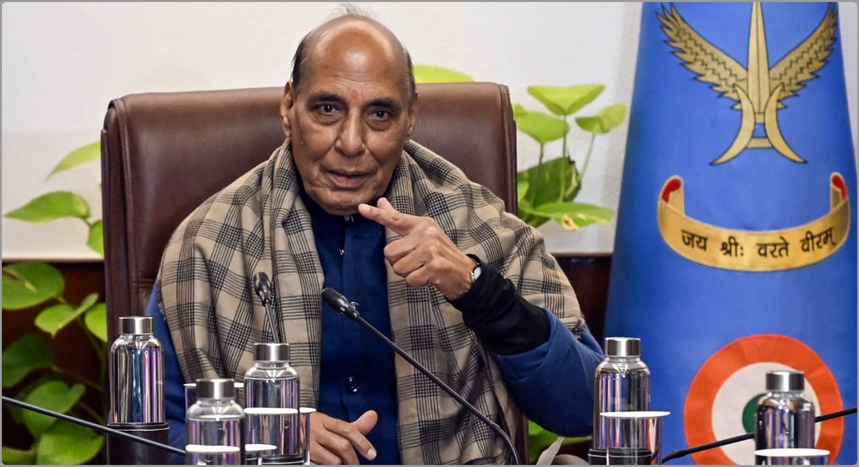 Air power has emerged as a decisive force in today's times: Defence Minister Rajnath Singh