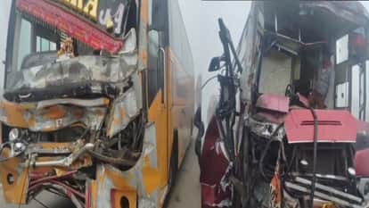 Dense Fog Triggers Massive Crash on Agra–Jaipur Highway, Six Vehicles Collide