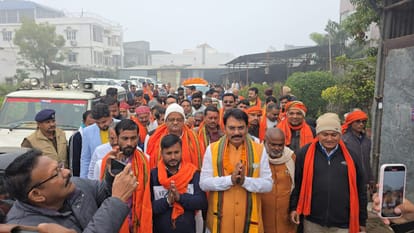 Bihar News: BJP's new state president Sanjay Sarawagi: Taking charge ceremony in Patna: Darbhanga: Convoy