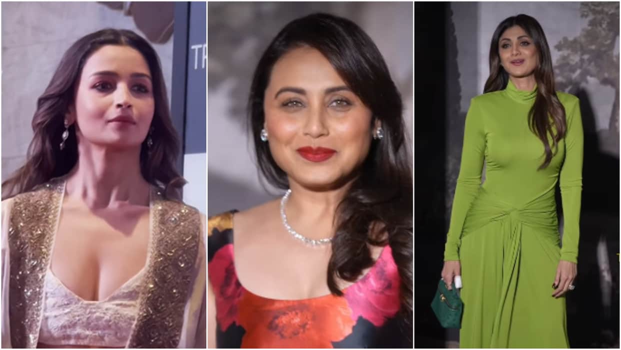 rani mukherji alia bhatt shilpa shetty spotted at event in mumbai kashish kapoir akanksha puri