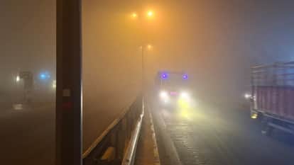 Fog wreaks havoc in Tricity Biting cold several trains delayed dense fog alert