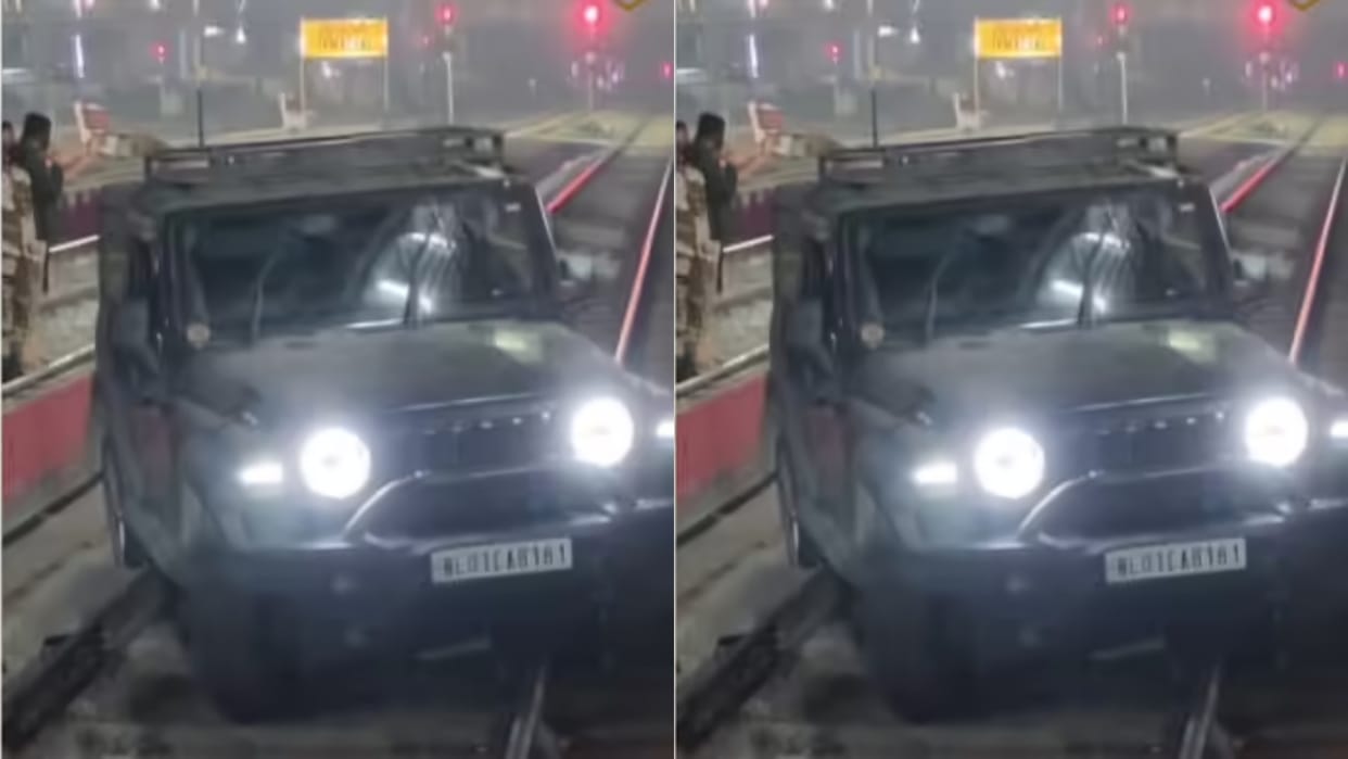Shocking incident at Dimapur railway station Thar reaches railway station track police in action