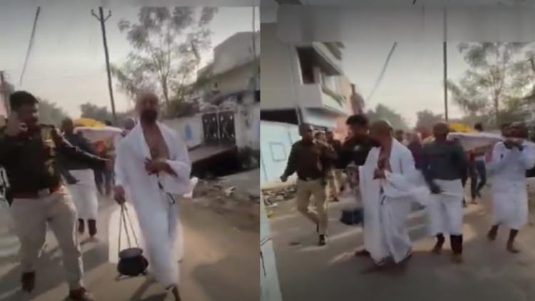 रायपुर में गौवंश की 'अंतिम यात्रा' रोकने पर विवाद: पुलिस ने आयोजक समेत कई लोगों को हिरासत में लिया