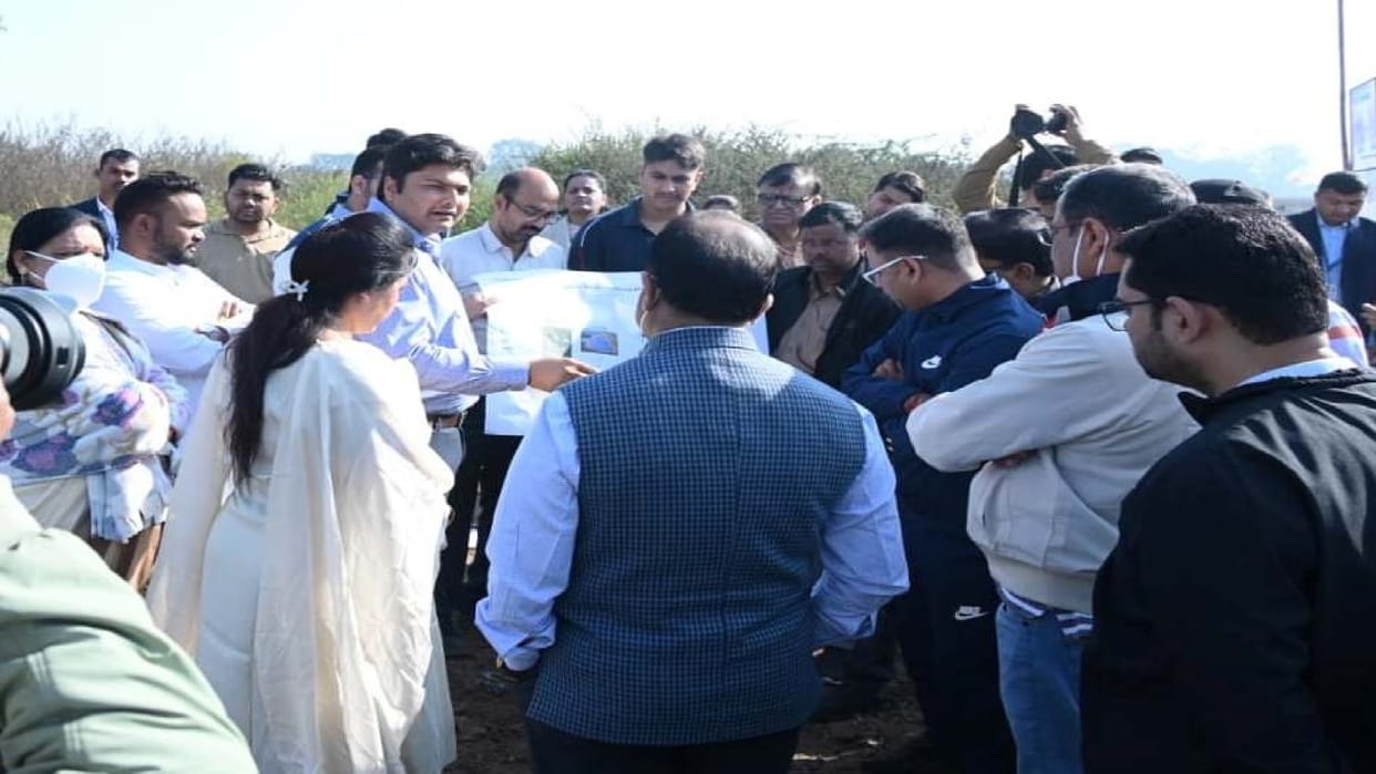 Scientific and phased remediation of dump-site is being done, it will be developed as a green area in Raipur